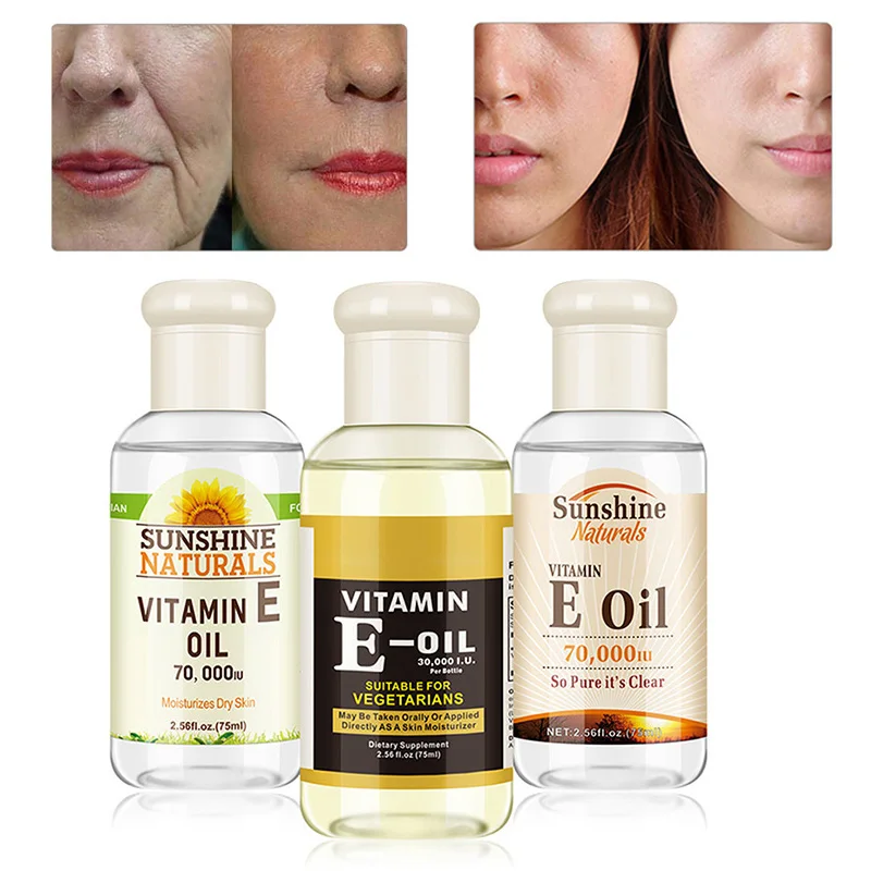 

Vitamin E Oil Face Essence Hyaluronic Acid Serum Morning And Night Anti Wrinkles Shrink Pores Whitening Moisturizing Skin Care