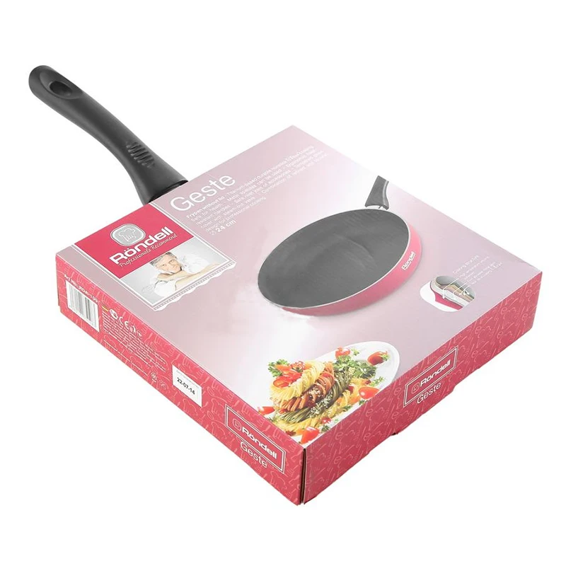 Frying pan without lid Rondell Geste 24 cm RDA-109 | Дом и сад