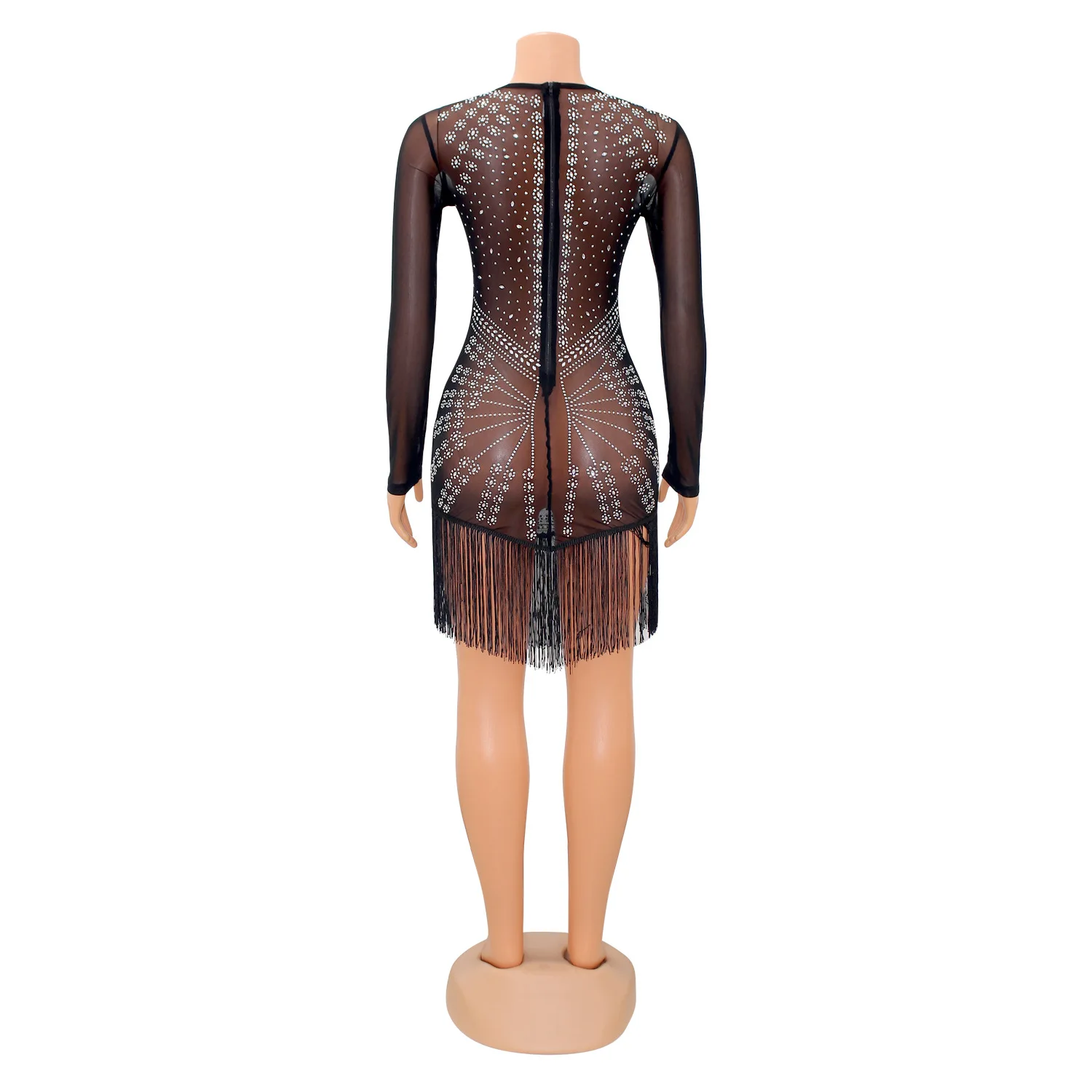 Женское платье роскошные сетки горячее сверло вечернее сексуальная перспектива