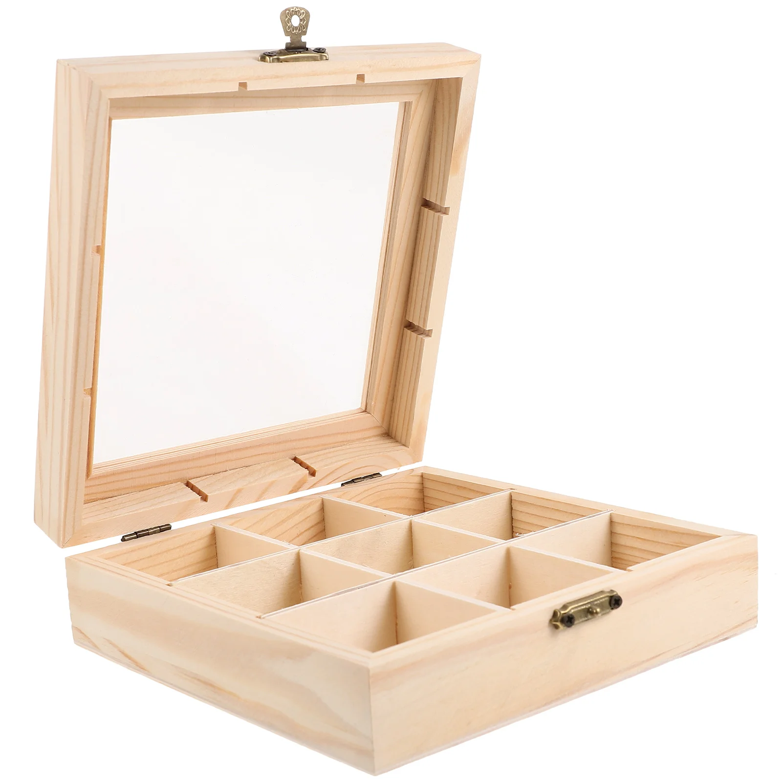 

Coffee Bag Storage Box Office Tea Bag Organizer Wooden Sugar Packet Holder