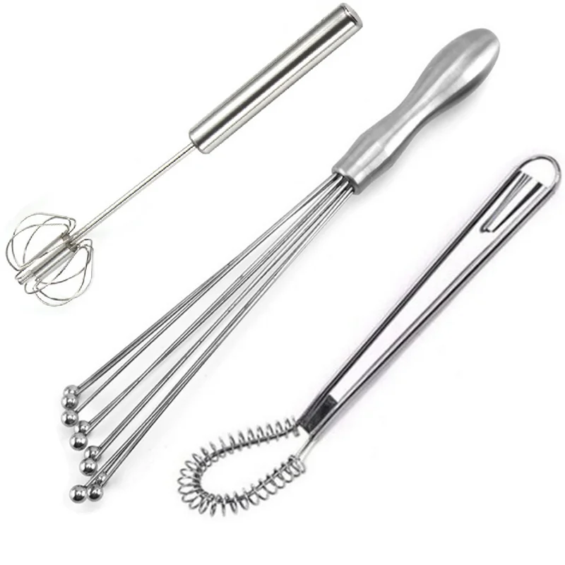 

Ручной венчик для взбивания яиц, кухонные инструменты для растушевки, бытовые кухонные инструменты для взбивания яиц из нержавеющей стали, венчик для яиц