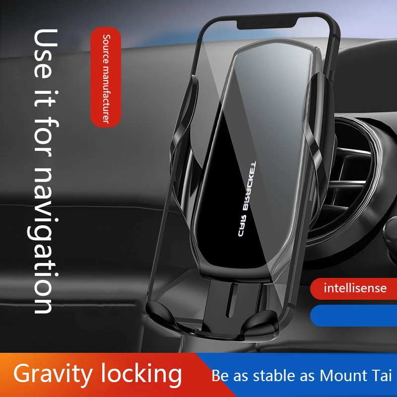 

New Mirror Car Mobile Phone Holder Navigation Gravity Sensing Air Outlet Clip Universal Mobile Phone Holder Automotive Supplies