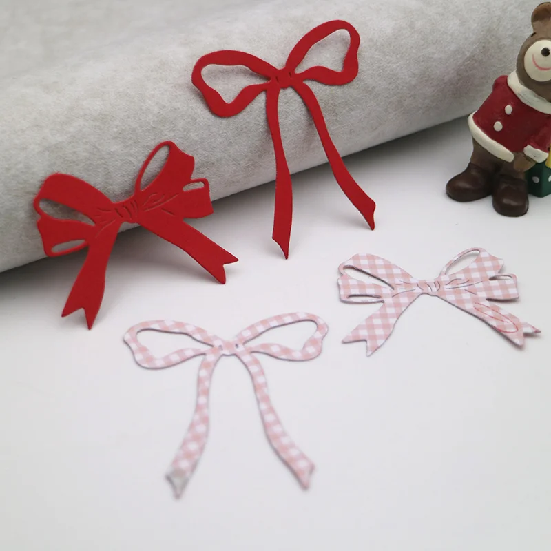 

Новинка, декоративные штампы с бантом для тиснения, металлическая рамка для скрапбукинга, «сделай сам», форма для рождественского альбома, ...