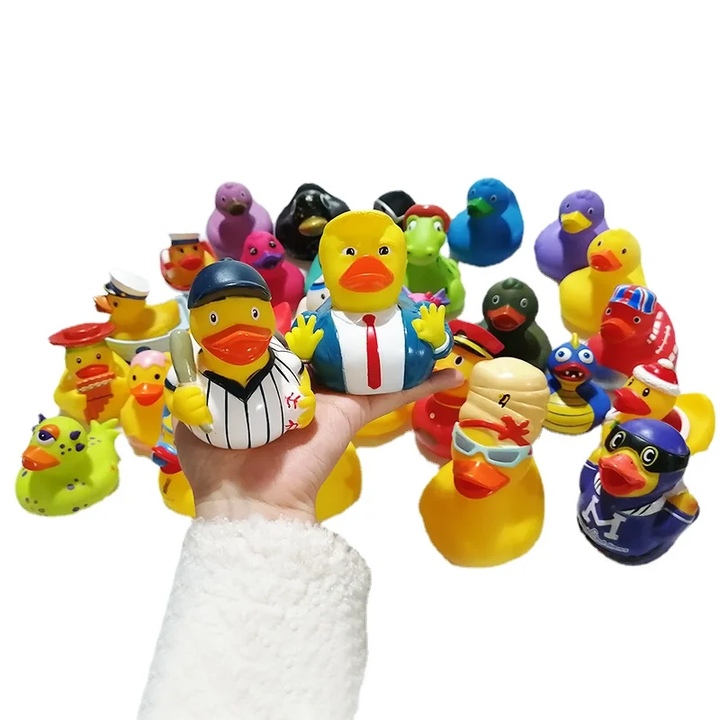 

Резиновые утки в ассортименте, 10 штук в упаковке, аксессуары для ванной, игрушки для бассейна, забавные украшения, товары для карнавала, пода...