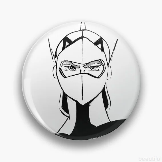 Брошь Goldorak металлическая брошь для рубашки манга модные подарки из аниме милые