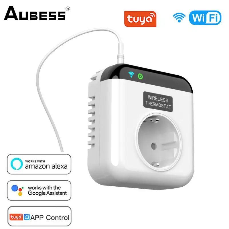 

Смарт-термостат Tuya с Wi-Fi, 16 А, 250 В