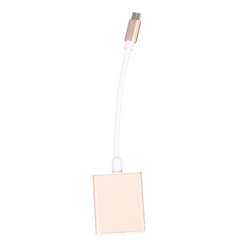 

Видеокабель Type-C на Vga, адаптер док-станции Usb C 3,1 на Vga 1080P Hd, конвертер для телефона, Chromebook, ноутбука, монитора Proje