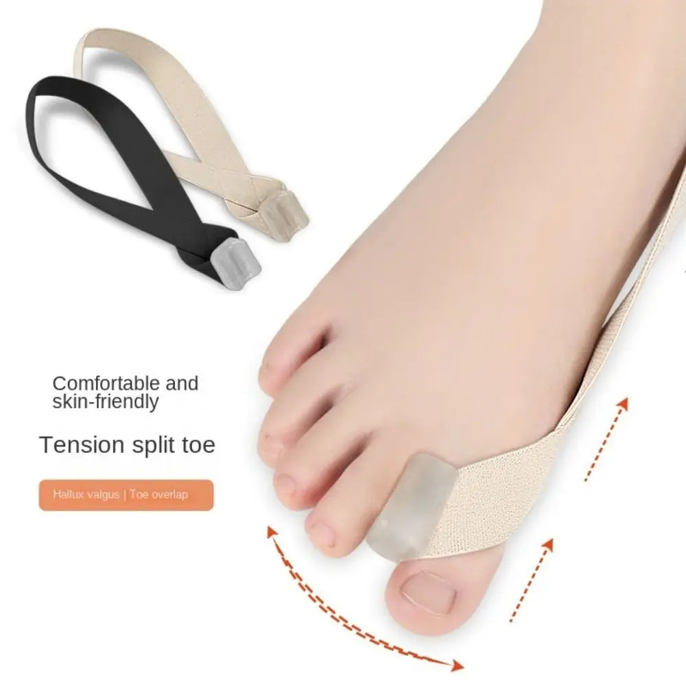 

Разделитель для большого пальца ноги, 1 шт., корректор вальгусной деформации, эластичная полоска для ног, корректор для большого пальца ноги