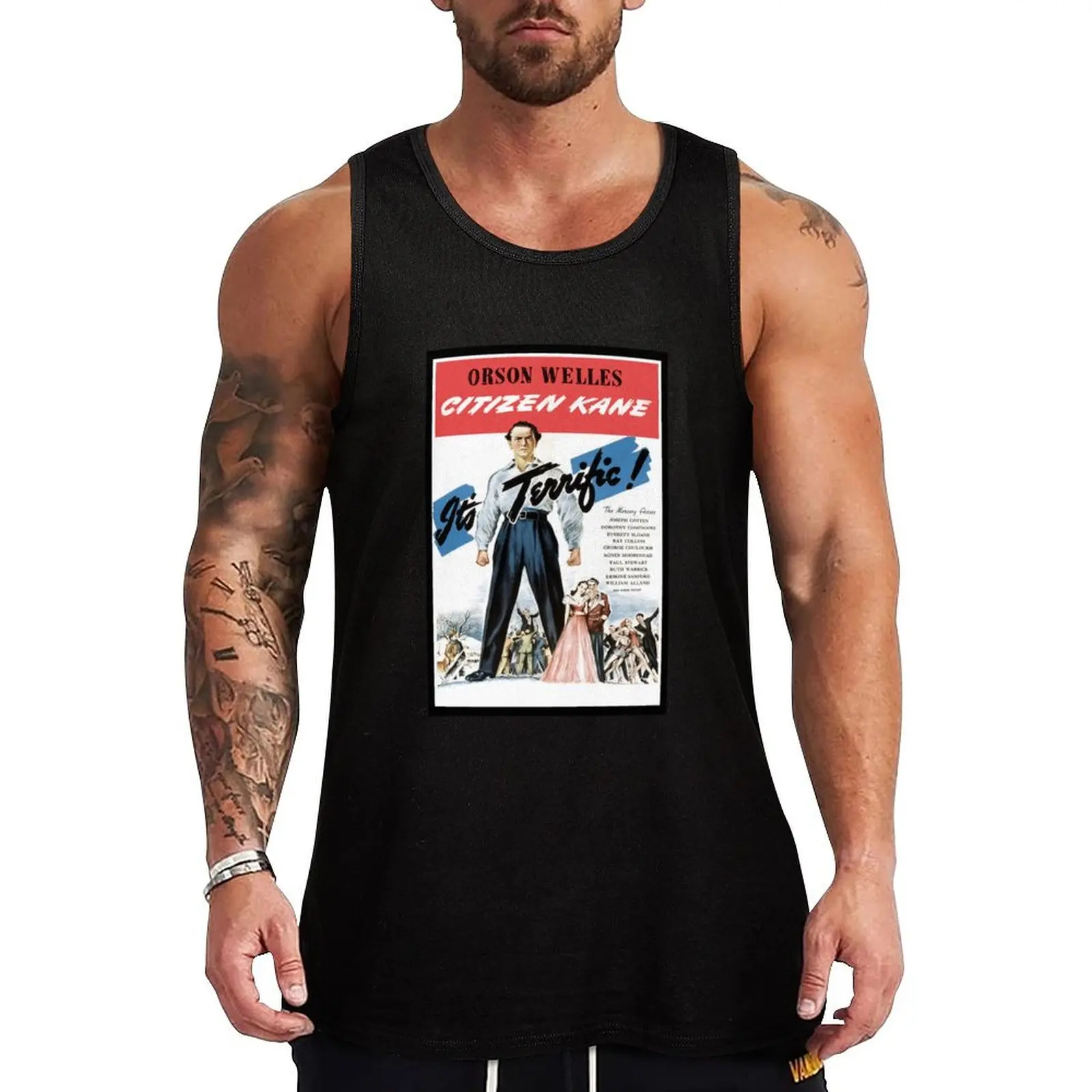 CITIZEN KANE майка для бодибилдинга мужская спортивная одежда мужские футболки