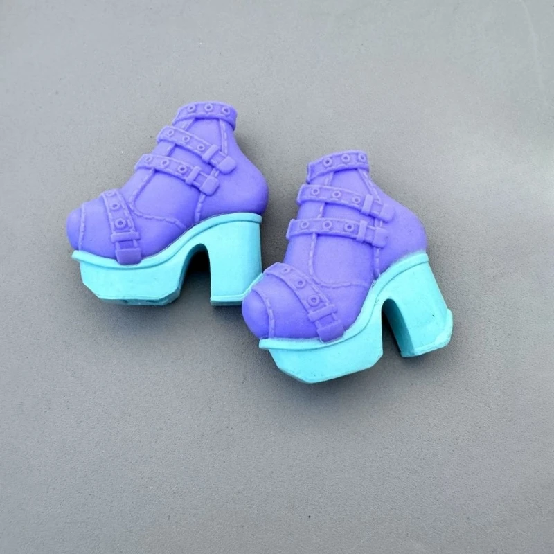 [Дефект] 1 пара кукольных туфель на высоком каблуке для 17 хлопковой куклы Bratz, нарядные игрушки «сделай сам», аксессуары (art.: 3920ce4b2c24e) - 3920ce4b2c24e