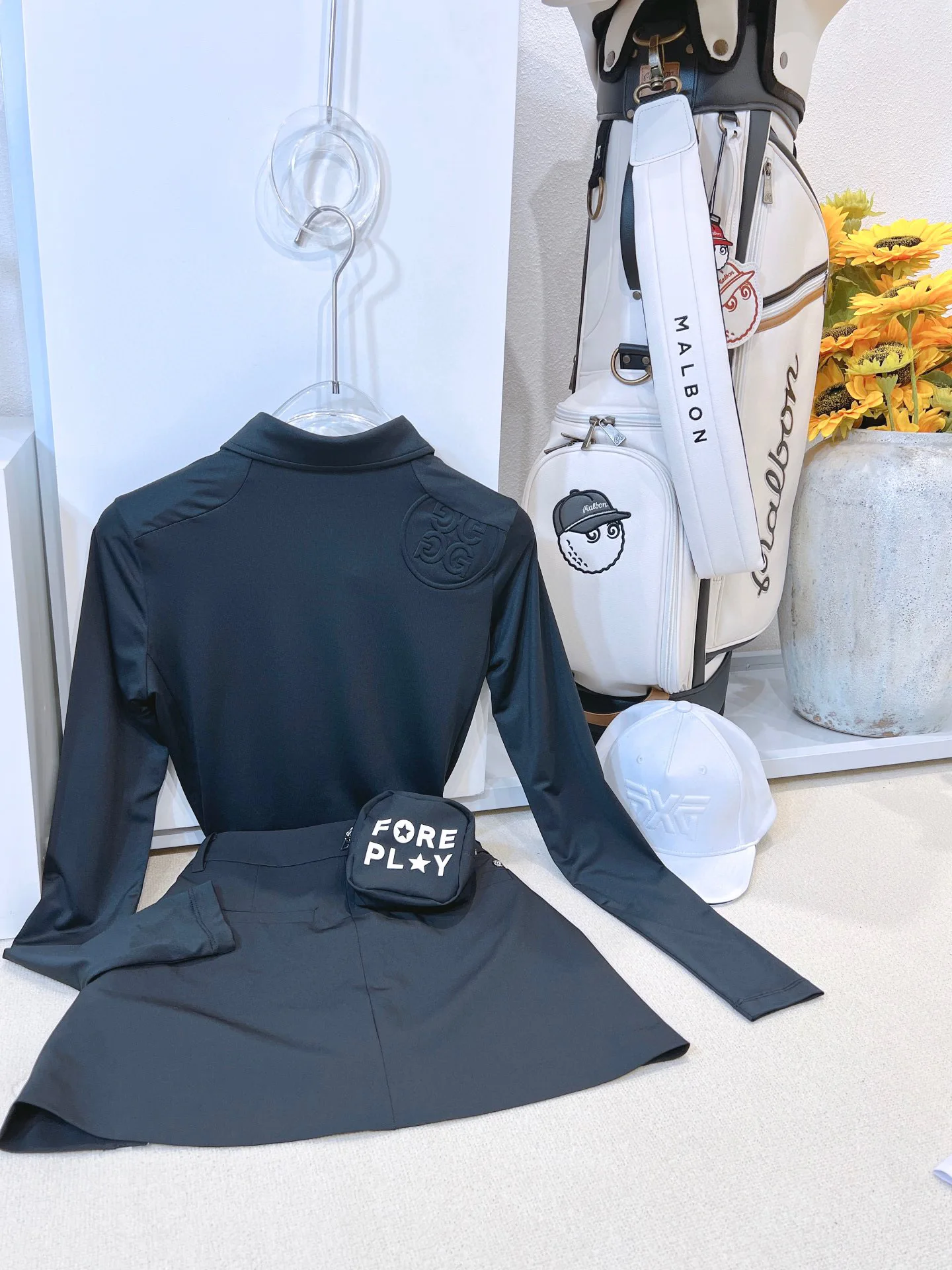 Spring and Autumn 2022 new Golf Ladies long sleeve Tee sports function quick drying fabric lapels feel comfortable