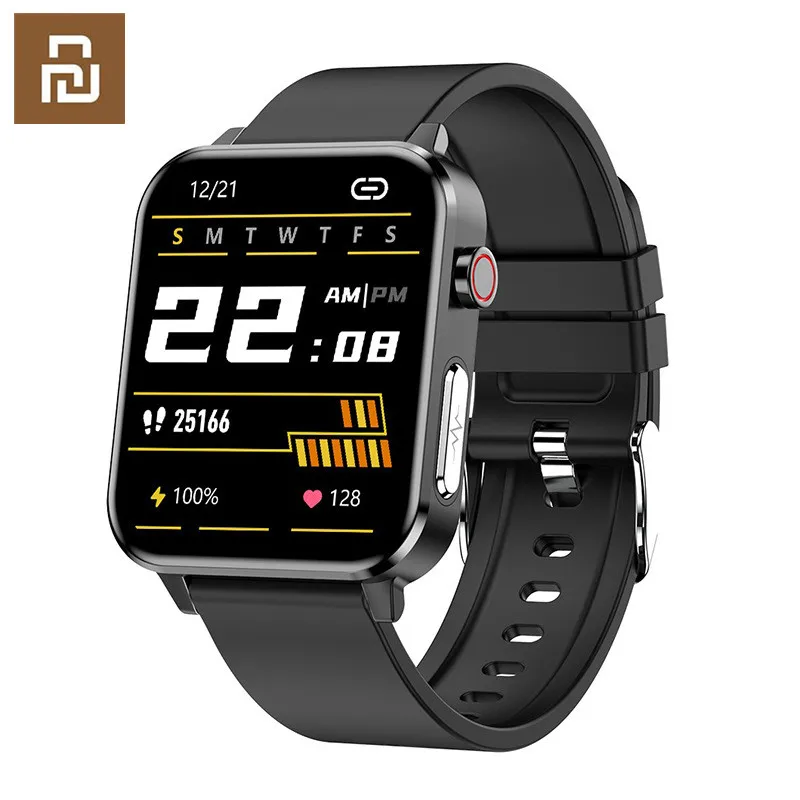 

Оригинальные Смарт-часы E86, экран 1,7 дюйма, HD, водозащита IP68, ЭКГ, ФПГ, фитнес-трекер, монитор температуры, смарт-часы, телефон