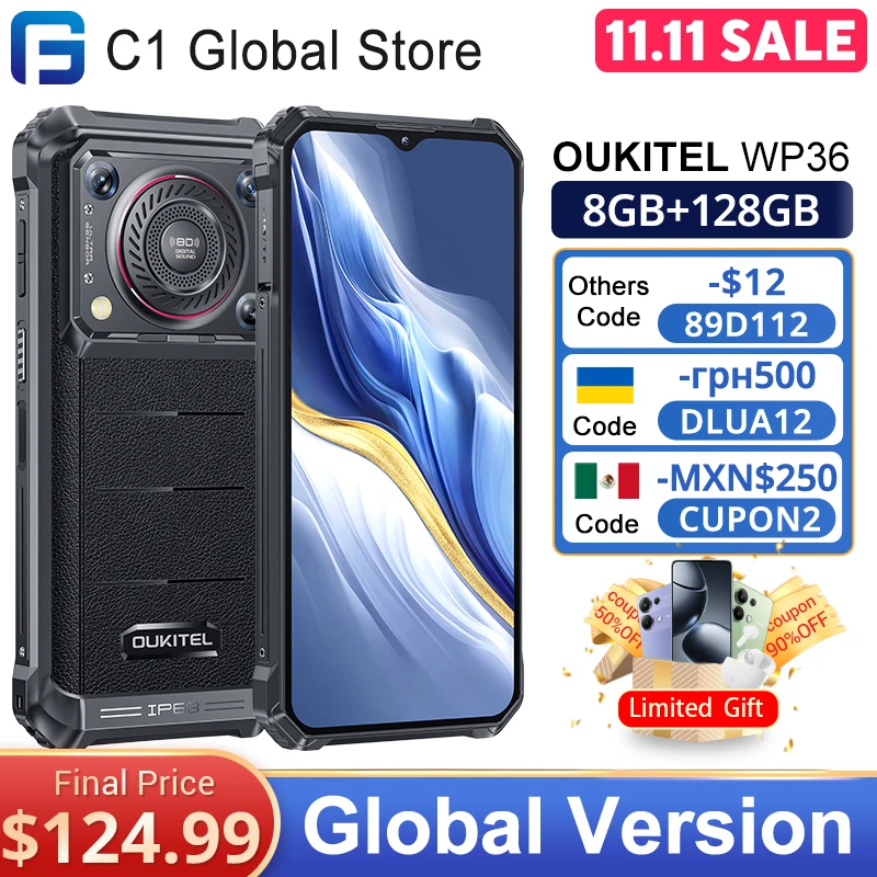 Смартфон Oukitel WP36 8/128ГБ