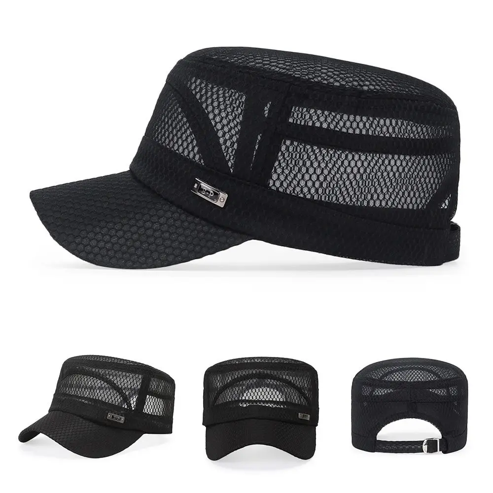 Дышащая бейсболка на весну и лето Повседневная Регулируемая Кепка Кадета