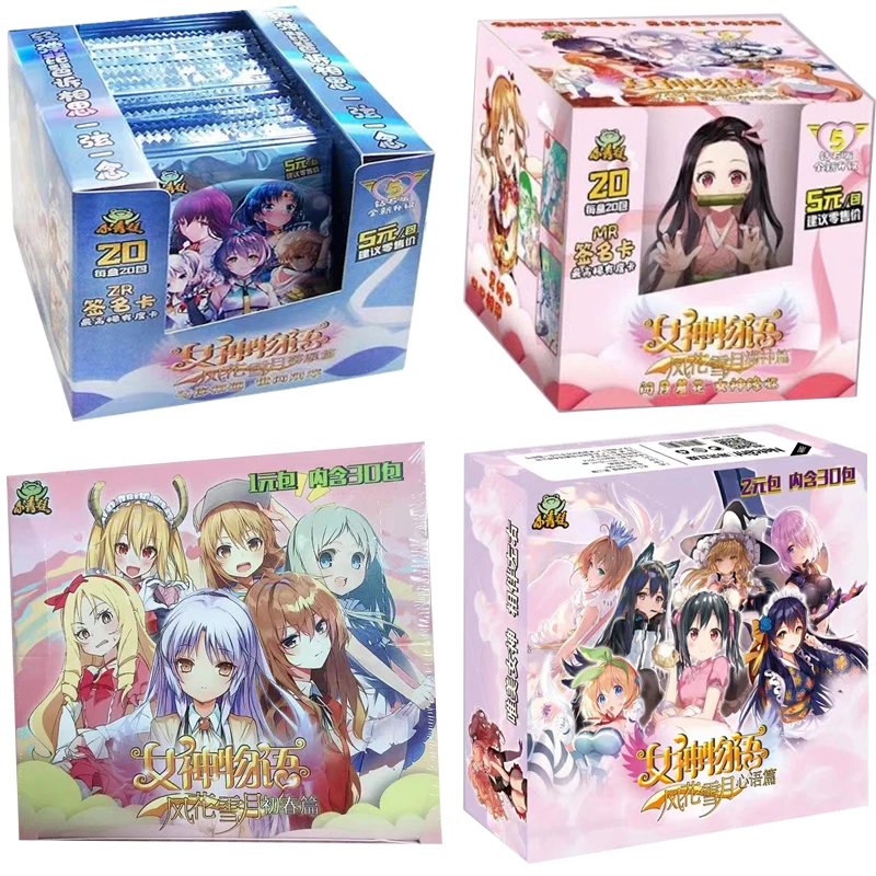 Коллекционные карты истории богини полный комплект PR аниме настольные игры TCG