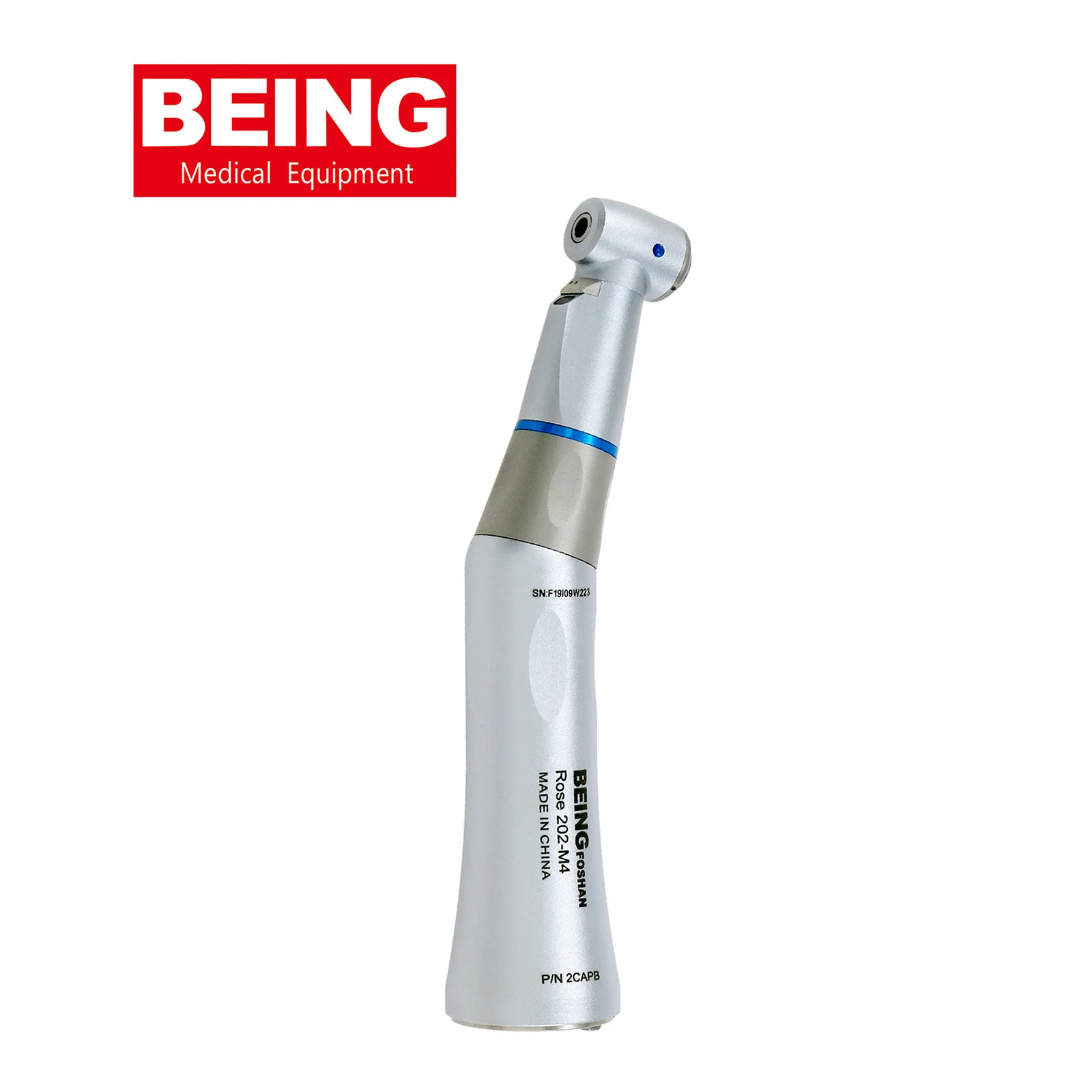 BEING Dental Low Speed Fiber Optic Inner Water Contra angle Handpiece Rose 202CAPB Kavo style INTRAmatic Head