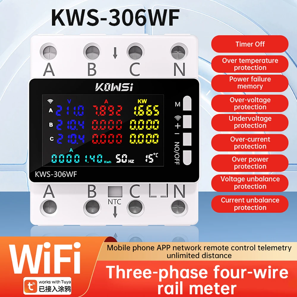 

Aideepen KWS-306 умный измеритель напряжения