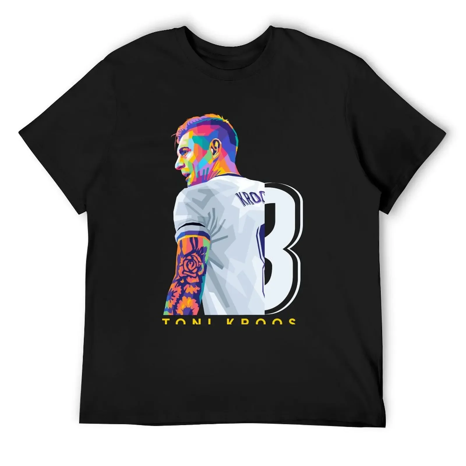 Toni Kroos WPap футболка в стиле поп-арт одежда больших размеров летние топы с короткими