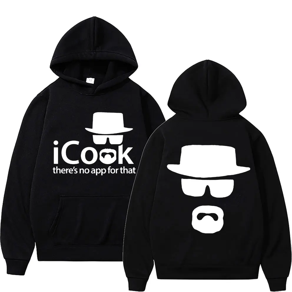 

Breaking Bad Walter White Double Sided Printed Hoodie Pullover Male Women Hip Hop Loose Hoodies Tops Men Heisenberg Sweatshirts