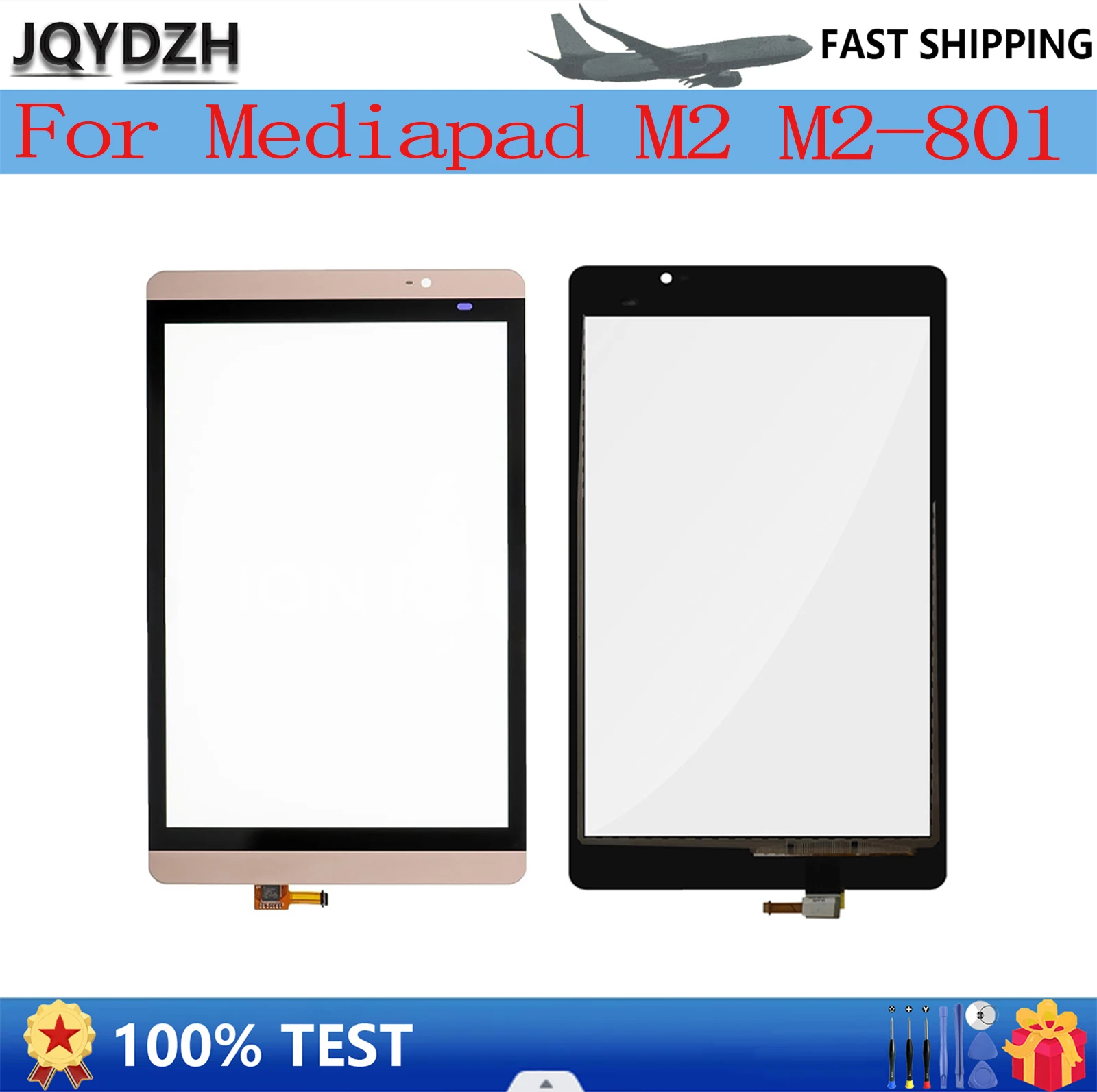 

JQYDZH For Mediapad M2 M2-801 M2-801L M2-802L M2-803L Only Touch screen Front Glass New Touch