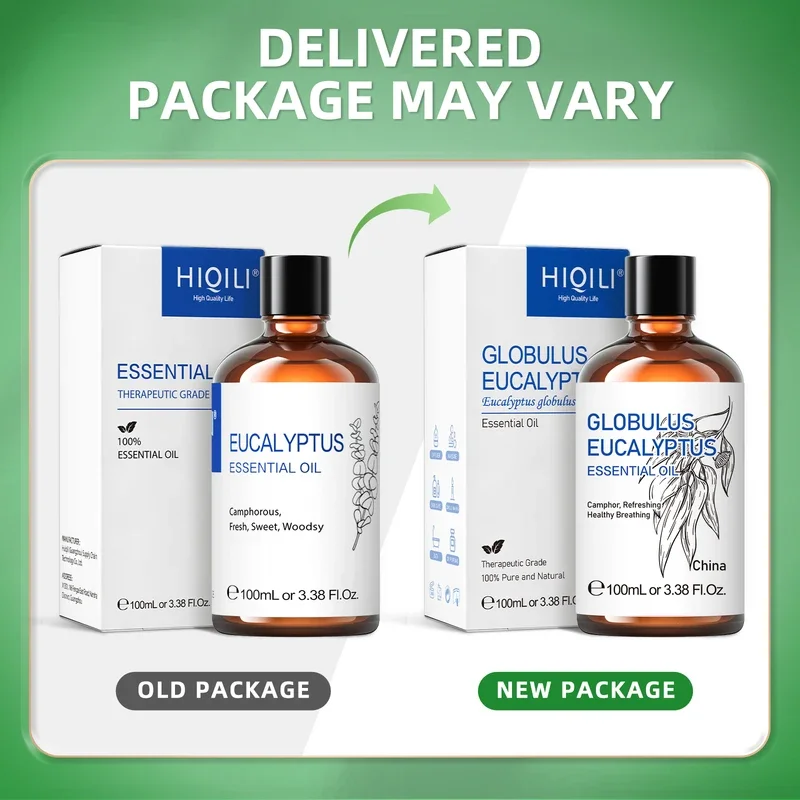 HIQILI 100 мл эвкалипт ванильный ладан мятный сандал роза эфирные масла для диффузора