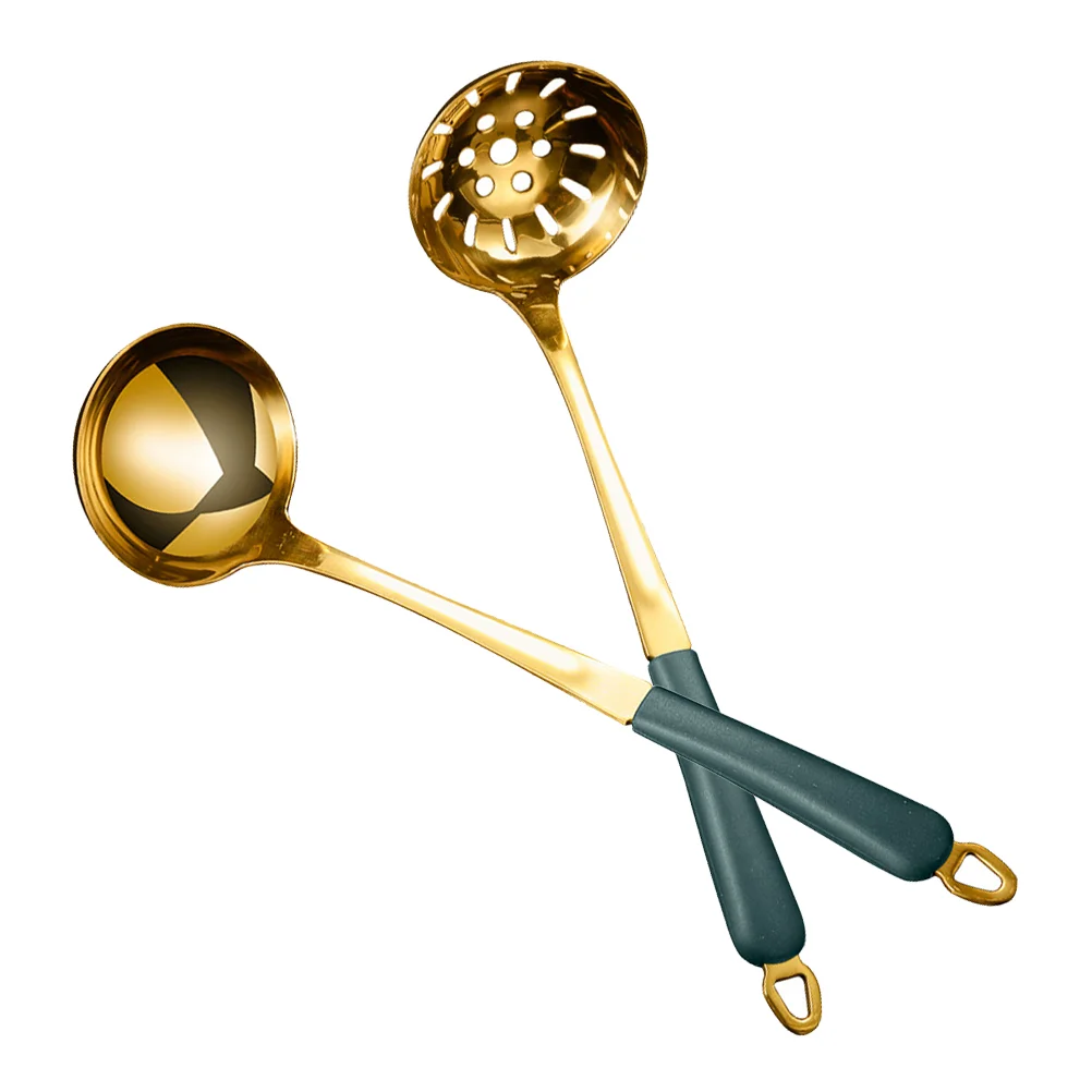 

2Pcs Creative Simple Durable Convenient Practical Colander Spoon Hot Pot Colander for Home