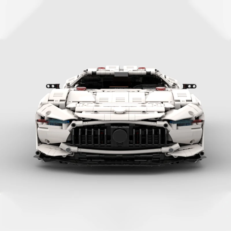 2853 шт. Moc Технический AMG Vision GT 1:8 Модель автомобиля Строительные гоночные блоки