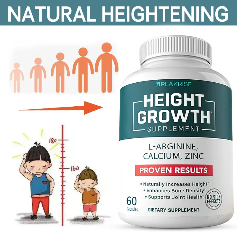 

Height Growth Products - Promote Bone Strengthening and Growth, Help Grow Taller, Increase Bone Density, Support Joint Health