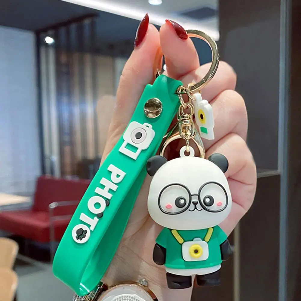 

Stylish Keyfob Pendant Cute Shape Activity Gifts Craft Jewelry Animal Panda Key Rings