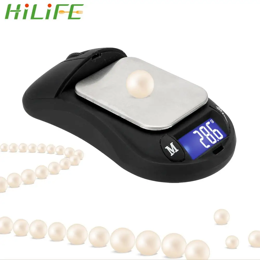 

HILIFE Digital Scale Mini Weighting tool 0.01g-200g Electronic Weighing Counting Pocket Scales High precision Mini LCD display