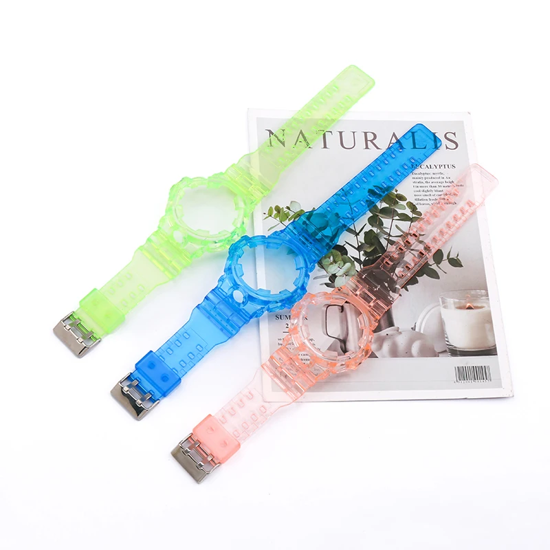 Transparent strap case Suitable for Casio watch with Ice Tough GA-700 710 735/5413 Men's and women's strap watch accessories