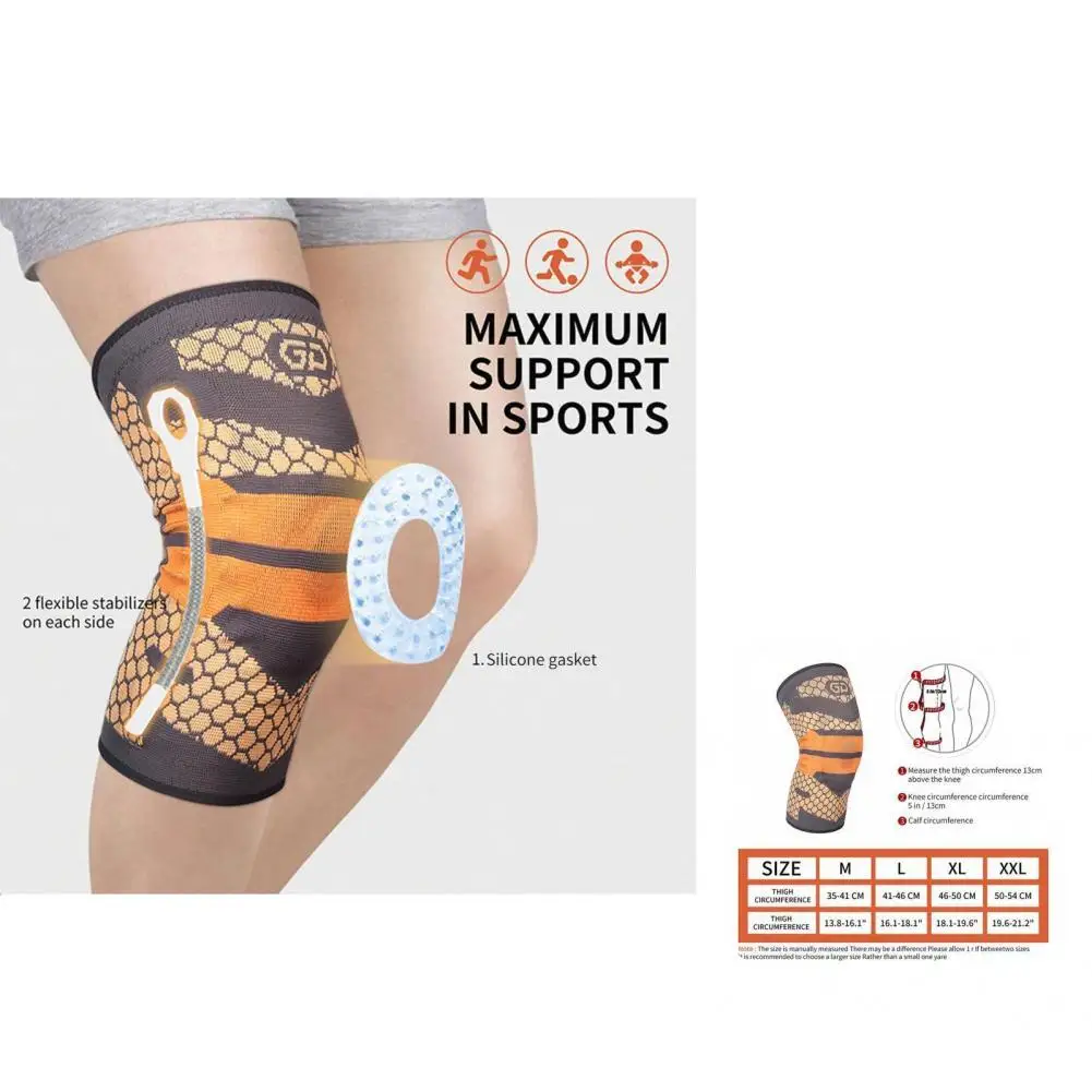 

Elastic Protective Good Toughness Knee Brace for Playing Basketball