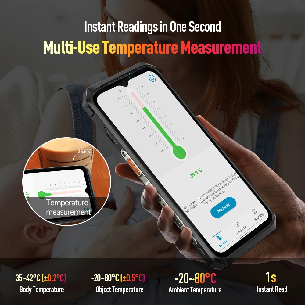 Ulefone Power Armor 18 5G  Rugged Phone 17GB RAM moblie phone 256GB ROM 108MP 66W 9600mAh Android 12 moblie phone Global version