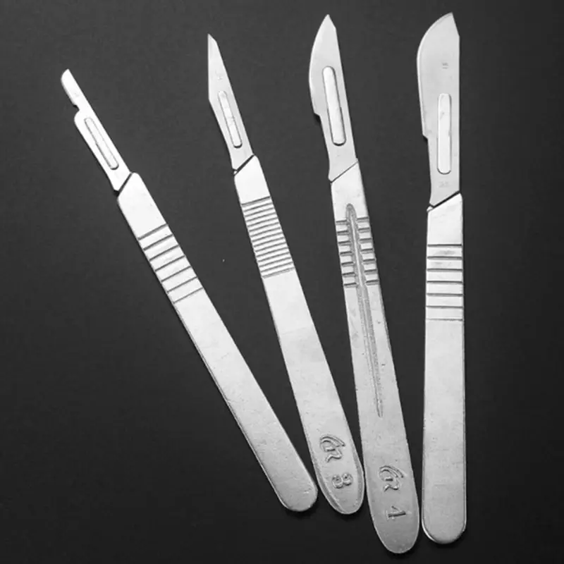 

carbon steel Metalen Scalpel 11-23 Antislip Craft Carving Handleiding Tool Blade
