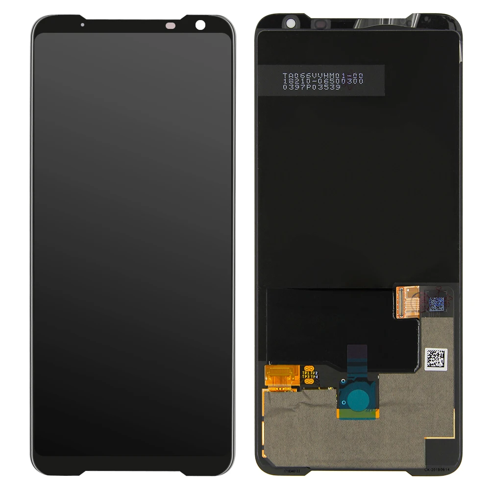 amoled lcd display screen digitizer full assembly for asus rog phone ii zs660kl free tools free global shipping
