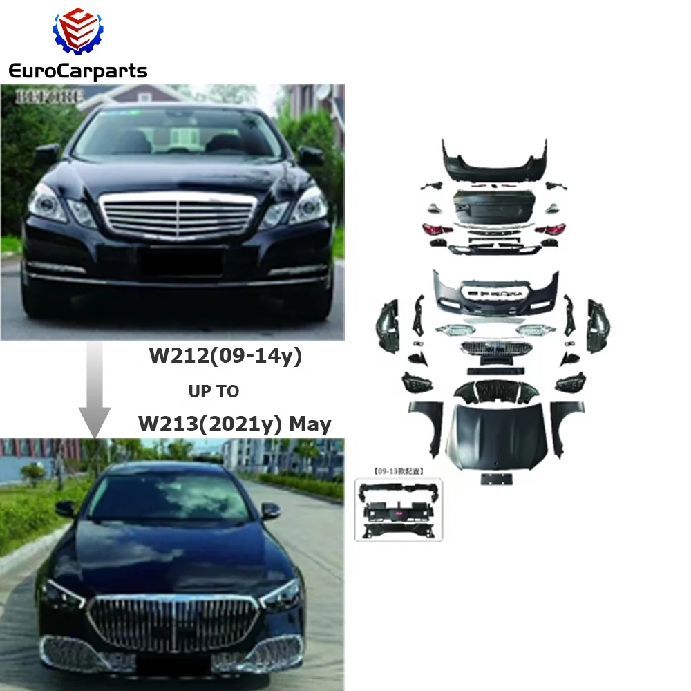 Обвесы подходят для Benz E Class W212 (09-14y) до W213 (2021y) Автомобильные бамперы May style