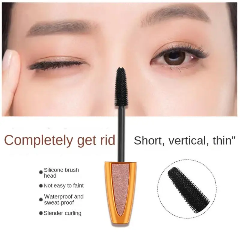 

Thick Slender Mascara Natural Lasting Lash Waterproof Smudge-proof Lengthening Volumizing No Smudging Mascara Makeup Cosmetics