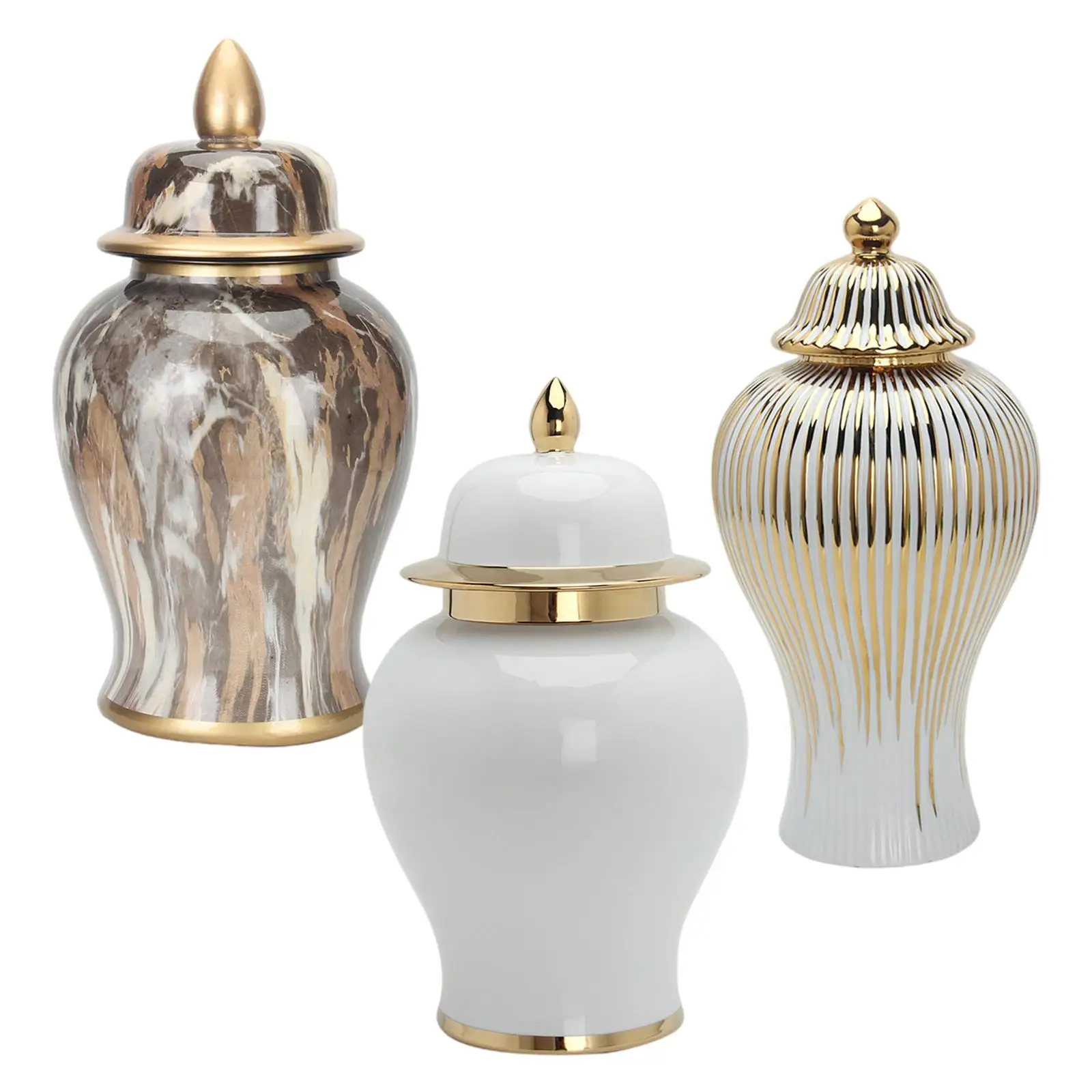 

Светильник банка имбиря фарфоровые банки для хранения Цветочная композиция