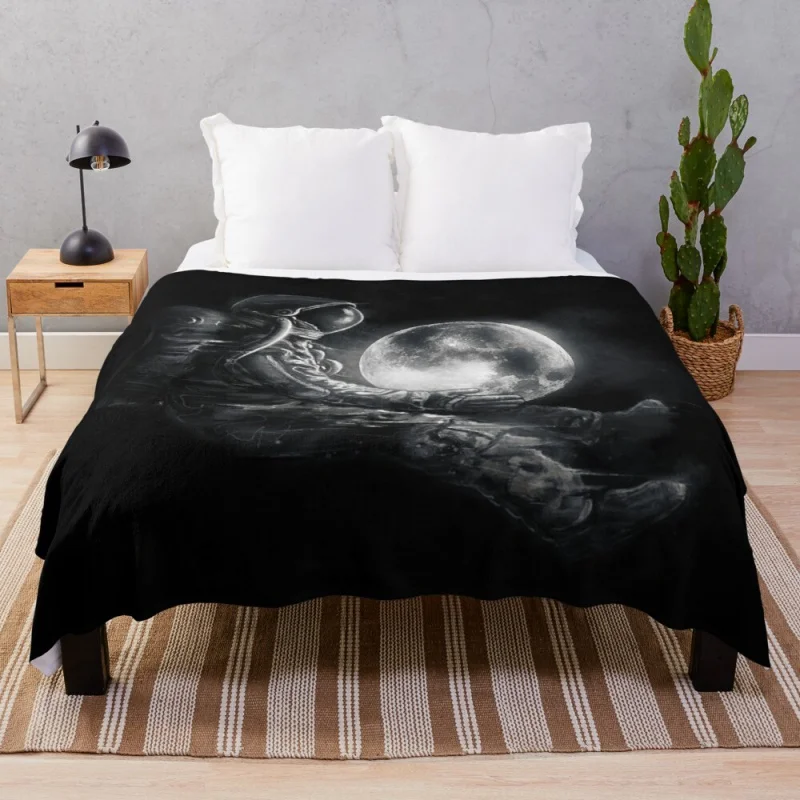 

Moon play throw blanket summer bed blankets