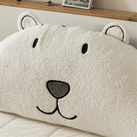 ins rabbit plush cushion for home washable pillow on bed decorative pillow pillowcases lovely big backrest pillow for decoration