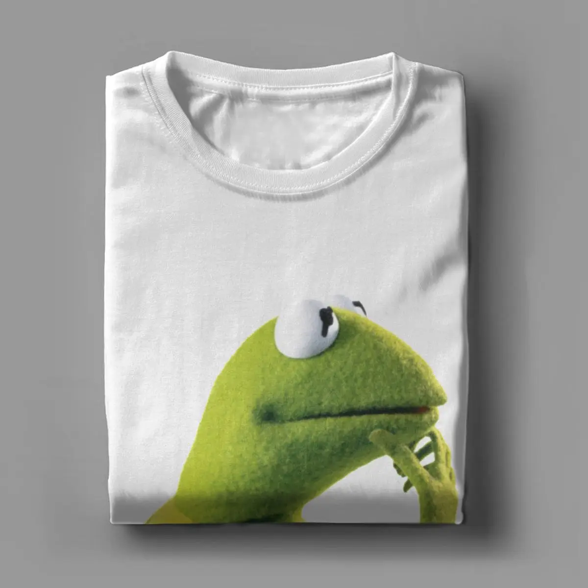 Мужская футболка Kermit The Frog Active Muppets футболки Disney Crazy с коротким рукавом и круглым