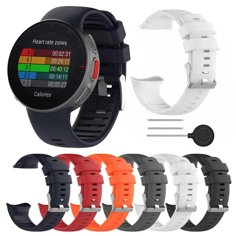 

For POLAR Vantage V Smart Watch Accessories Replacement Silicone Strap Wrist Strap for Polar Bands Smart Accessories Devices