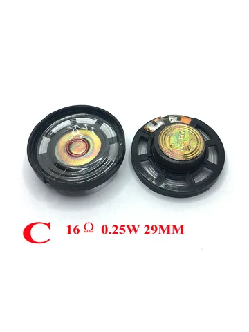Мини динамик 8 16 32 Ом 0.25Вт