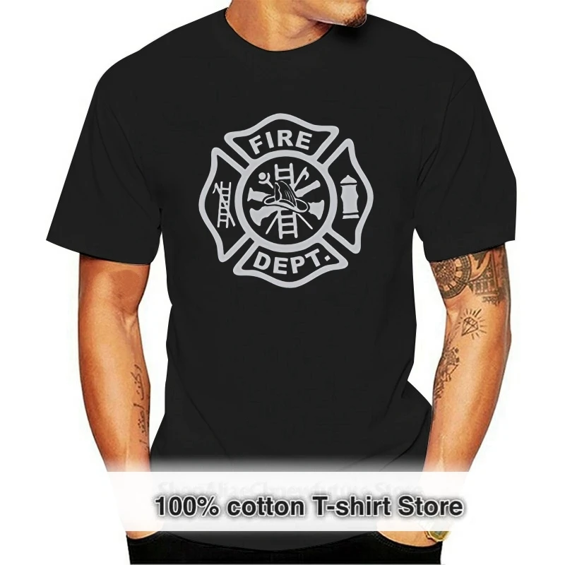 

Funny Men T Shirt White t-shirt Tshirts Black Tee Men's Summer Fashion t-shirt Firefight Printed New Style t-shirt Cotton Cloth