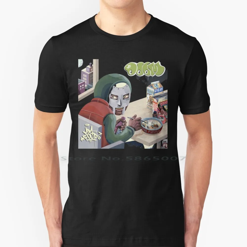 

All Caps-Mf Comic T Shirt 100% Cotton Rapper Doom Legend Forever Long Live Big Size 6xl Tee Gift Fashion