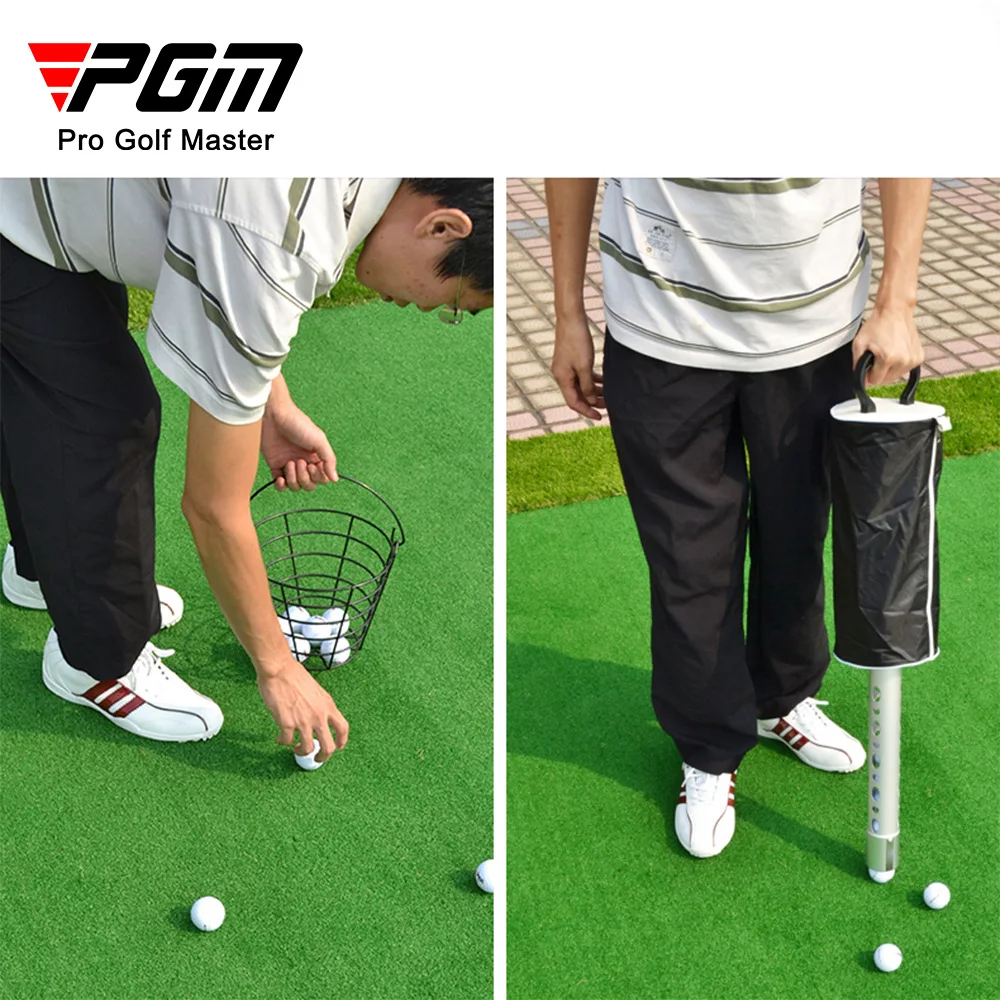 

Новый PGM Golf алюминиевый сплав cобиратель мячей мяч сумка Ballpickup удобно и быстро не Наклонитесь вбок держит 70 мячи для гольфа JQQ001