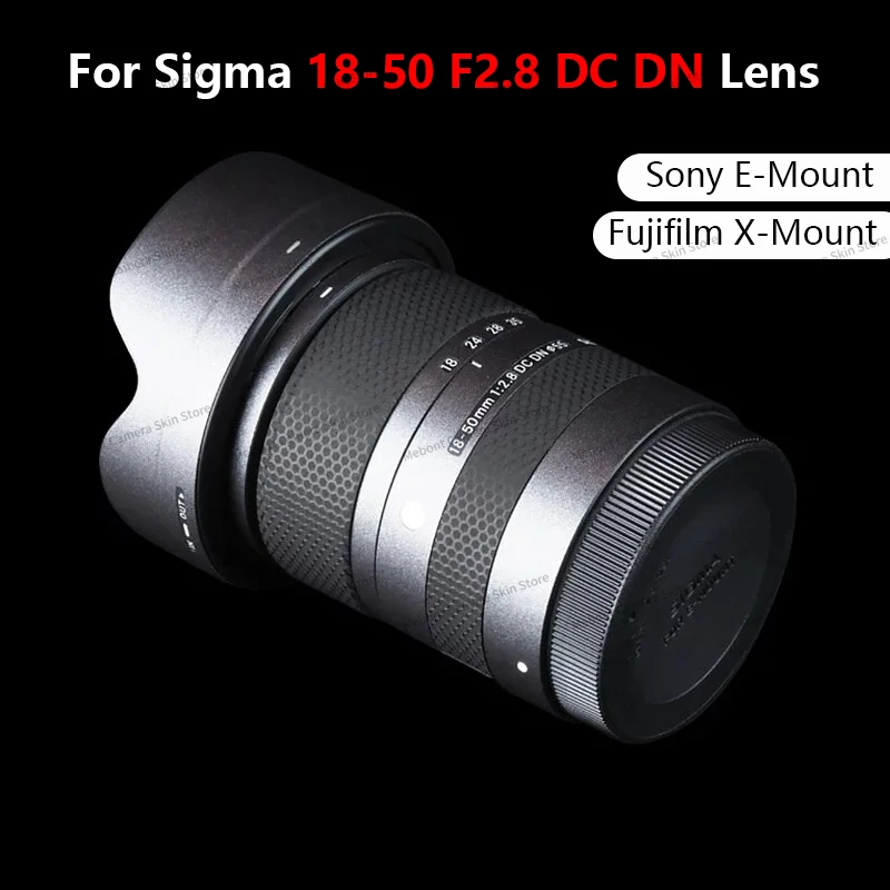 

Mebont For Sigma 18-50 F2.8 DC DN Lens Protective Sticker Anti-Scratch Film Body 1850 F2.8 Skin For Sony E-Mount or Fuji X-Mount