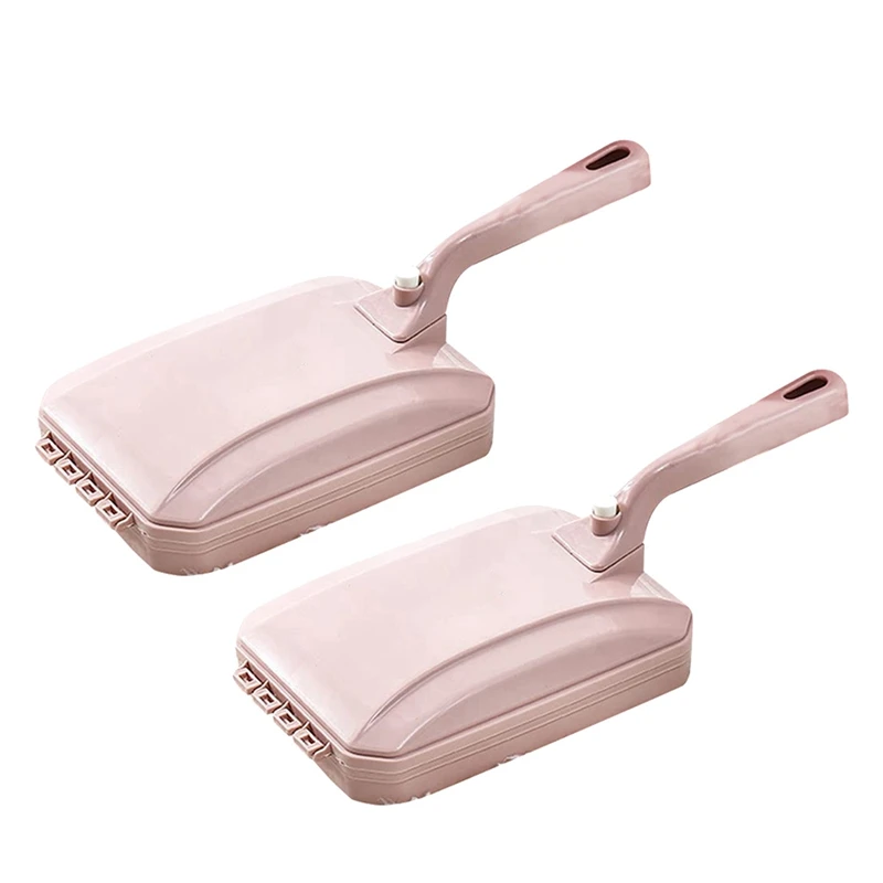 

2X Carpet Cleaner Brush Sweeper Dirt Handheld Sofa Bed Pet Hair Debris Dirt Fur Roller Brush Household Cleaning Tool