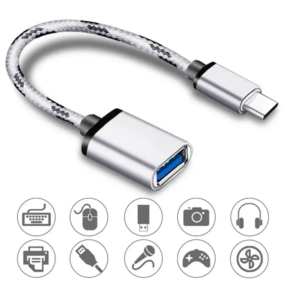 Кабель-переходник OTG Type C на USB 2 0 Для Sansumg LG Sony HTC Xiaomi Andriod