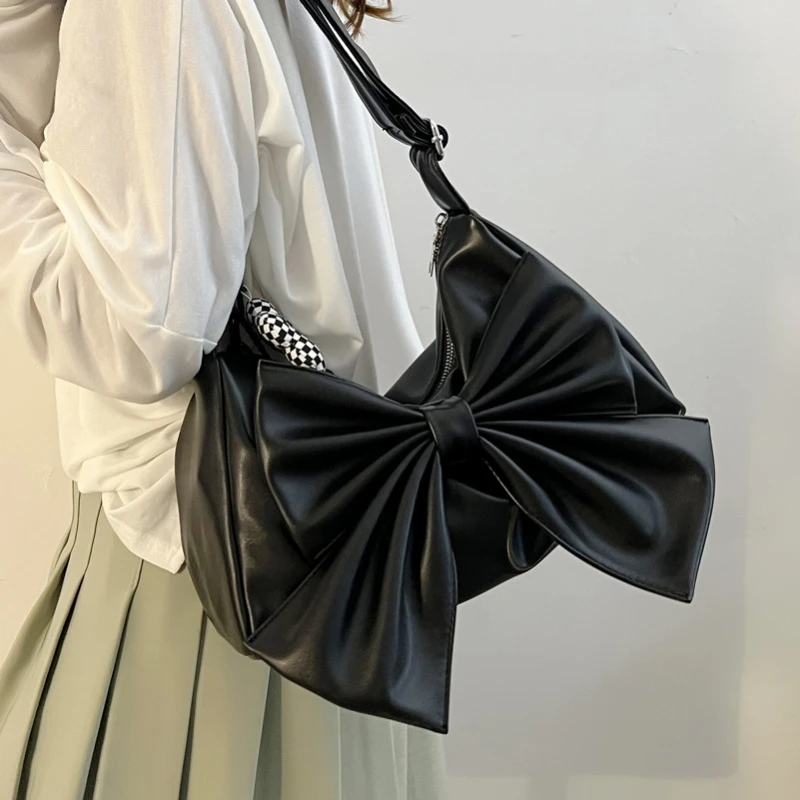 

Bow Tie Women's Bag 2022 Trend Bags for Women Luxury Designer Handbag Female Woman Handbags Big Shoulder BAGS